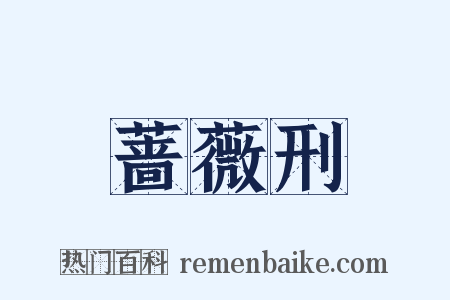 蔷薇刑是什么意思的图片
